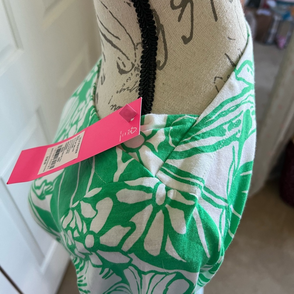 NWT Lilly Pulitzer Spearmint Floral Dress - Picture 3 of 5